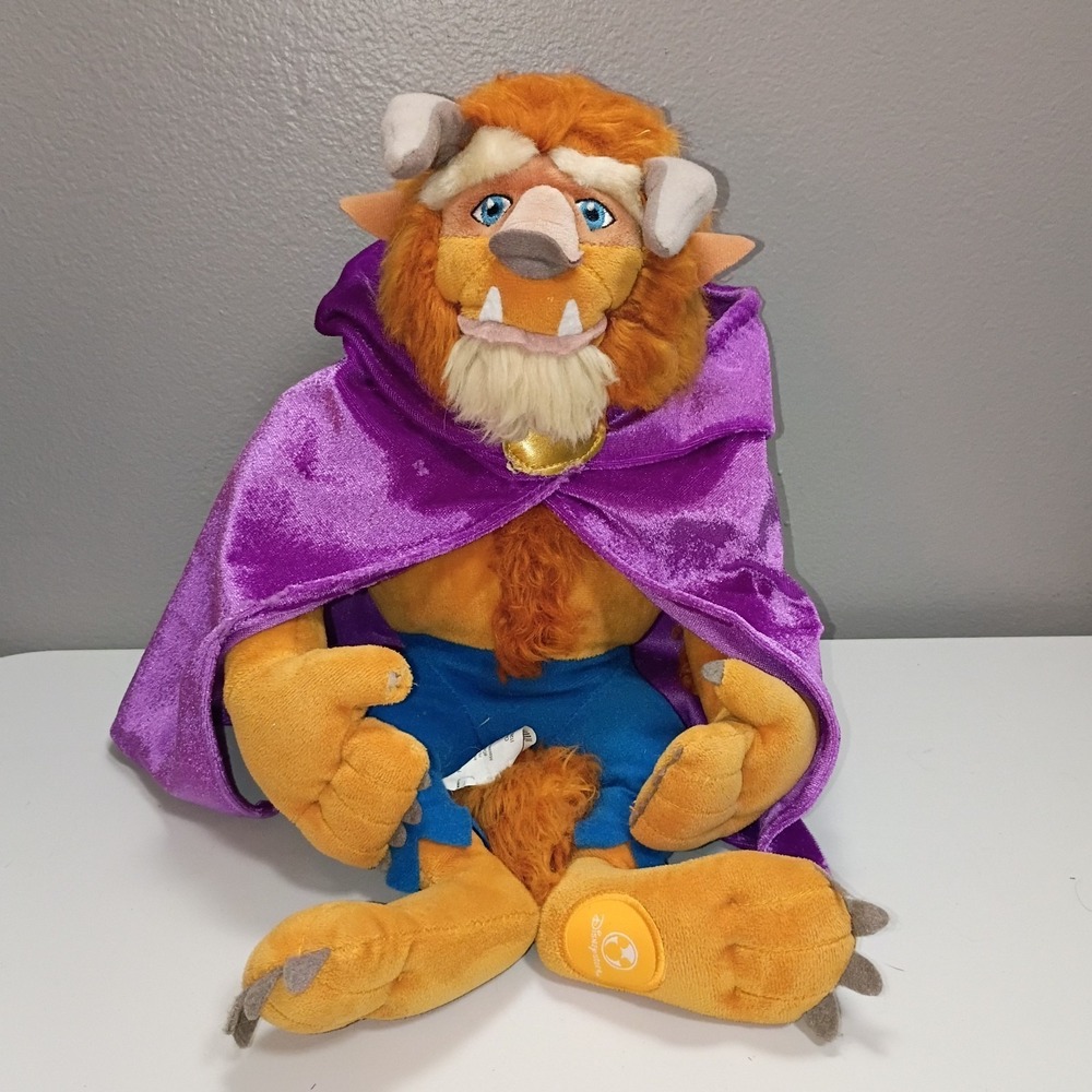 Disney Store Beast Plush Toy Beauty and The Beast 14 Inch Stuffed Animal Disney